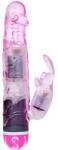 BAILE, BAILE VIBRATORS BAILE - Vibrator Rabbit Multispeed cu Stimulator Clitoridian și 10 Moduri, TPR, Roz Vibrator