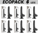 Basecock - Dildo Vibrant Realist 2 în 1, Negru, 18.5 cm Dildo