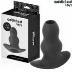 Addicted Toys - Hollow Plug Anal Gol Size XXL cu Dual Gol, Silicon Medical, 15.2 cm