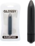 Glossy - Vibe Subțire Negru Vibrator