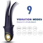 Armony ARMONY - Vibrator Dublu cu Două Limbi Simulate, Albastru Vibrator