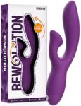 Rewolution - Rewofun, Vibrator Rabbit Flexibil cu 2 Motoare pentru Punctul A, 10 Moduri Vibrator