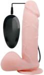 BAILE, BAILE VIBRATORS BAILE - Oliver, Dildo Vibrant Realist cu Testicule, Ventuză și Telecomandă, Ax Venos Dildo