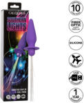 CalExotics - Southern Lights, Plug Anal Vibrant cu Lumini LED Sincronizate și 10 Funcții, Silicon, Violet