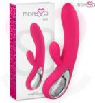 Moressa - Troy, Vibrator Rabbit Premium cu 2 Motoare și 12 Moduri, Silicon Medical Vibrator