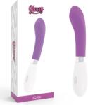 Glossy - John, Vibrator cu Vârf Gros Rotunjit și 10 Moduri, Silicon, 12 cm, Violet Vibrator