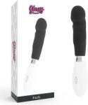 Glossy - Paul, Vibrator cu Vârf Gros Rotunjit și 10 Moduri, Silicon, 12 cm, Negru Vibrator