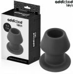 Addicted Toys - Extreme Hollow Plug Anal Gol Size L, Silicon Medical, 10.4 cm