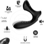 Armony, Armony Anal ARMONY - Storm, Plug Anal Vibrant pentru Prostată cu Telecomandă, Negru