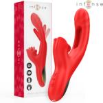Intense INTENSE - Jessica, Vibrator Multifuncțional cu Lingere Rotativă și Oscilație, Roșu , 24.8 cm Vibrator