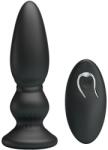 Mr. Play - Plug Anal Stimulator Prostată cu Telecomandă și 12 Funcții, Silicon ABS, Negru