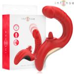 Intense INTENS Paulina Roșu - Vibrator în Formă de U cu Vibrație Duală, Reîncărcabil USB, Impermeabil Vibrator