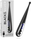 Black & Silver - Kenneth, Vibrator Stimulator cu Vârf Rotunjit, 19 cm Vibrator