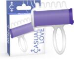 CASUAL LOVE - Love Finger Fun, Stimulator pentru Deget cu Textură Bule, Mov
