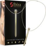 IBIZA IBIZA - Necklace, Stimulator Clitoridian Portabil Lant, 12 Moduri de Vibrație, Auriu Vibrator