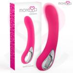 Moressa - Nelson, Vibrator pentru Punctul G cu LED și 12 Moduri, Silicon Medical Vibrator