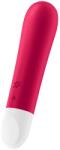 SATISFYER, SATISFYER VIBRATOR SATISFYER - Ultra Power Bullet 1, Vibrator Bullet cu Vârf Rotund, 12 Moduri, Roșu