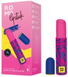 ROMP RUJ - Vibrator Ruj Discret cu Stimulare Clitoridiană, 7 Niveluri Vibrator
