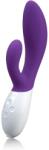 LELO - Ina Wave 2, Vibrator Rabbit cu Tehnologie WaveMotion și 12 Moduri, Violet Vibrator