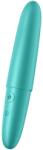 SATISFYER, SATISFYER VIBRATOR SATISFYER - Ultra Power Bullet 6, Vibrator Bullet cu Vârf Rotunjit, 12 Moduri, Turcoaz