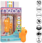 CalExotics - Neon Vibes, Vibrator pentru Deget cu 10 Vibrații, Portocaliu Vibrator