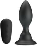 Mr. Play - Plug Anal Cu Vibrație și Telecomandă Neagră - nova-sin - 288,17 RON