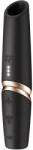 SATISFYER, SATISFYER AIR PULSE SATISFYER - Perfect Kiss Wave, Stimulator Clitoridian cu Unde de Aer, Negru/Auriu Vibrator