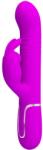 Pretty Love PRETTY LOVE - Coale Pearls, Vibrator Rabbit 4 în 1 cu Bile Rigide, 7+4+4 Funcții și Buton Climax, Violet Vibrator