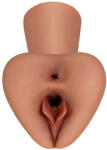Pdx Plus+, Pipedreams PDX PLUS - Pick Your Pleasure XL, Masturbator Manual cu Dublă Deschidere, Brown