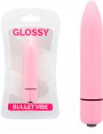 Glossy - Vibrație Subțire Roșu întunecat Vibrator