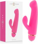 Intense INTENSE - Boral, Vibrator Rabbit cu Stimulator Clitoridian și 20 Moduri, Roz Vibrator