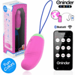Oninder Cute - Love Pleasure 360° Vibrating-rotating Silicone Egg - Free Global App