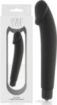 DOLCE VITA - Pleasure Realist, Vibrator Realist 2 în 1 cu 7 Moduri, Negru Dildo