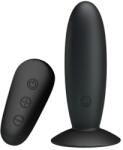 Mr. Play - Plug Anal Cu Vibrație și Telecomandă Neagră - nova-sin - 274,97 RON