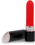 LIPS STYLE LYPS STYLE - Shia, Vibrator Bullet Deghizat în Ruj, 10 Moduri, Negru/Roșu