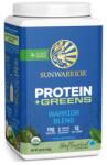 Sunwarrior Protein + Greens Warrior Blend, pudra, 750g, Sunwarrior, Superalimente verzi (PRO41)