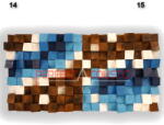 Perfect Acoustic Art diffúzor kicsi kockával 60x60x13cm- 14 mintával - 60x60x10cm Csomagolás nélkül, személyes átvétel