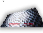 Perfect Acoustic Fali panel 70x140x7cm-design panel - diffúzor 7 szín - 140x70x7cm