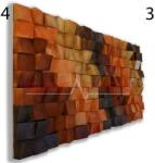 Perfect Acoustic Art diffúzor 60x60x13cm - 3-as színkód , 60x60x10cm Csomagolás nélkül, személyes átvétel