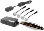 Steelmate tolatóradar kijelzővel 18 mm befúrható fehér (PTS411M7W)