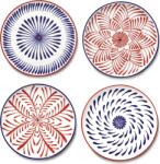 Serax Farfurii de masă Bazaar 27 cm, roșu-albastre, 4 buc (B8926201-307)