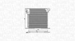 Magneti Marelli Condensator, climatizare MAGNETI MARELLI 350203903000 (350203903000) - automobilus