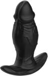 Kangvo - dildo gonflabil din silicon cu magnet (negru) (5999576182355) Dildo