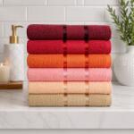 Kotonia Home Set 6 prosoape baie Kotonia Home, 50x90 cm, 100% bumbac, 420gmp, multicolor - 01 (004890) Prosop