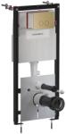 Omnires Rezervor incastrat Omnires StrongFrame ECO pentru vas WC suspendat si clapeta de actionare Steel-R45 finisaj bronz antichizat periat (STFWCECO1R45-RBR) - neakaisa