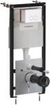 Omnires Set rezervor WC cu cadru Omnires StrongFrame cu spalare ECO si clapeta Minimal alb mat (STFWCECO1M-RWM)