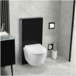 BALNEO Rezervor incastrat Balneo Fix-Frame Glass Milky Black (F0102020201-1)