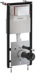 Omnires Set rezervor WC cu cadru Omnires StrongFrame cu spalare ECO si clapeta Minimal crom lucios (STFWCECO1M-RCR) - neakaisa