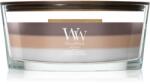 WoodWick Radiant Cashmere lumânare parfumată cu fitil din lemn 453.6 g