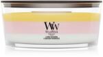 WoodWick Trilogy Floral Blossoms lumânare parfumată cu fitil din lemn 453.6 g